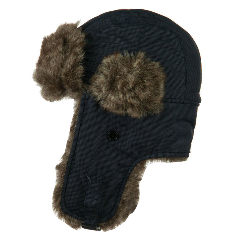 Boy's Ripstop Faux Fur Trooper Hat