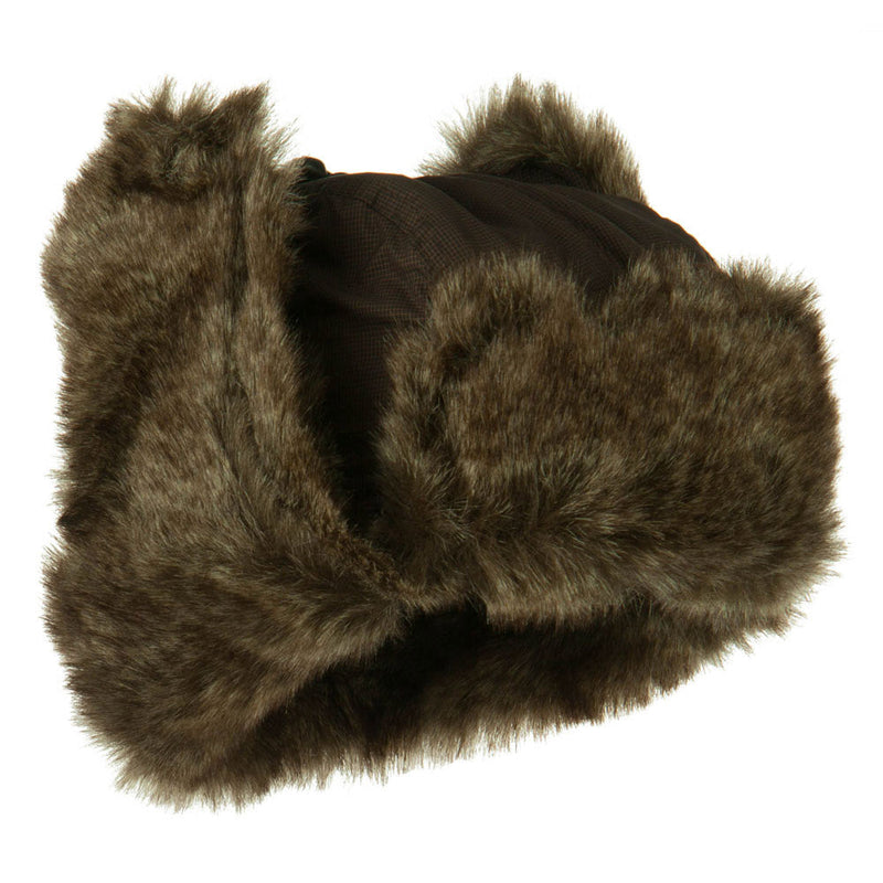 Boy's Ripstop Faux Fur Trooper Hat