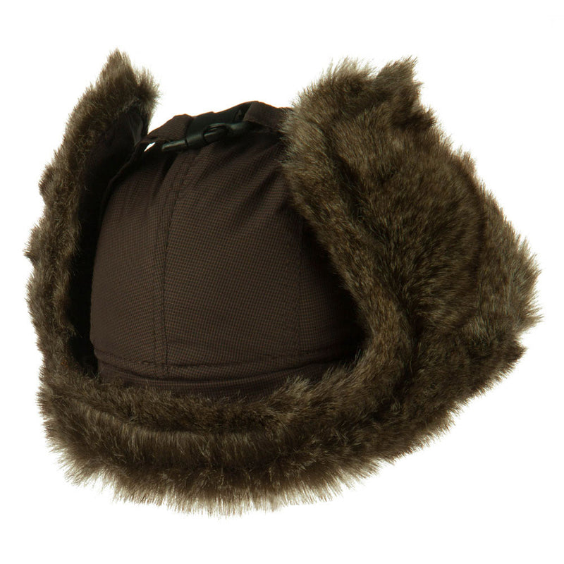 Boy's Ripstop Faux Fur Trooper Hat