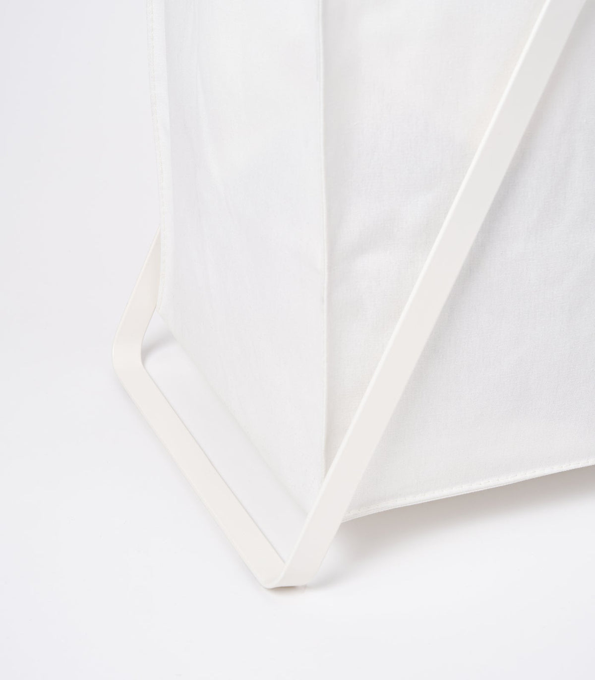 Laundry Hamper with Cotton Liner - Two Sizes - Steel + Cotton, photo 4 of 18