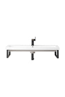 James Martin Boston 15.25" Floating Wall Bracket, Matte Black