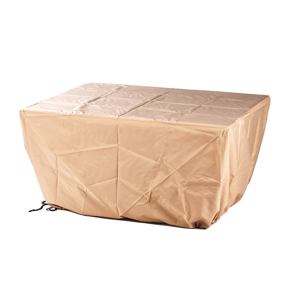 Aluminum 48-in Rectangular Propane Fire Table, Beads, Covers and Lid, photo 9 of 12