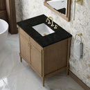 James Martin Kinnsden 36" Single Bathroom Vanity, Weathered Oak
