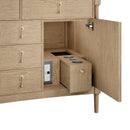 James Martin Kinnsden 48" Single Bathroom Vanity, Weathered Oak