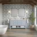 James Martin Breckenridge 60" Double Bathroom Vanity, Serenity Blue