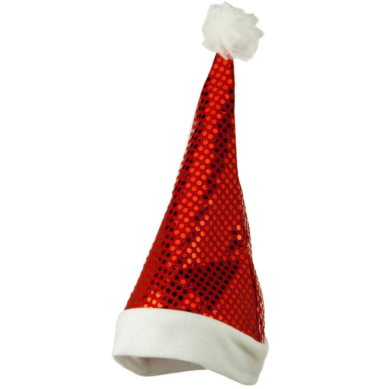 Red Sequin Santa Hat