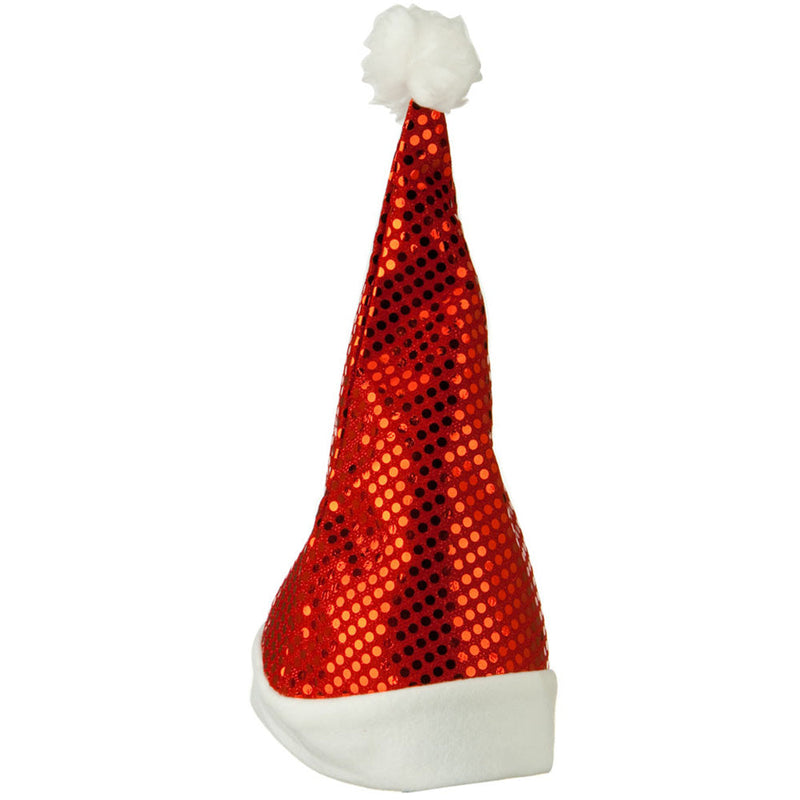 Red Sequin Santa Hat