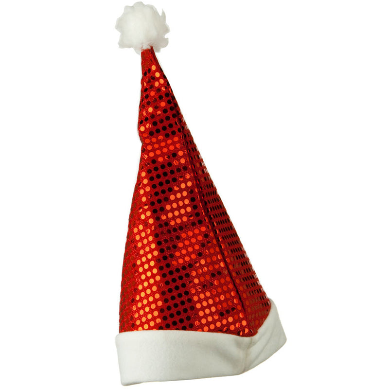 Red Sequin Santa Hat