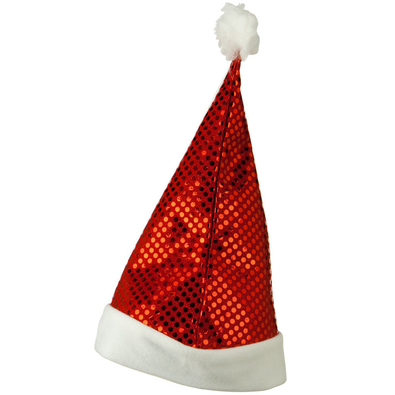 Red Sequin Santa Hat