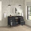 James Martin Myrrin 48" Single Bathroom Vanity, Carbon Oak