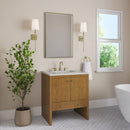 James Martin Hudson 30" Single Bathroom Vanity, Honey Oak