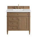James Martin Brittany 36" Single Bathroom Vanity, Pecan