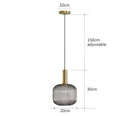 GobekUsa Colorful Glass Pendant Lights Living Room Bedside Lamp LED Hanging Lighting