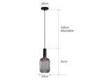 GobekUsa Colorful Glass Pendant Lights Living Room Bedside Lamp LED Hanging Lighting