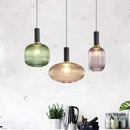 GobekUsa Colorful Glass Pendant Lights Living Room Bedside Lamp LED Hanging Lighting