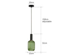 GobekUsa Colorful Glass Pendant Lights Living Room Bedside Lamp LED Hanging Lighting