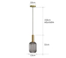 GobekUsa Colorful Glass Pendant Lights Living Room Bedside Lamp LED Hanging Lighting