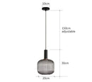 GobekUsa Colorful Glass Pendant Lights Living Room Bedside Lamp LED Hanging Lighting