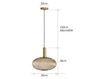GobekUsa Colorful Glass Pendant Lights Living Room Bedside Lamp LED Hanging Lighting