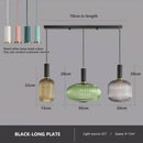 GobekUsa Colorful Glass Pendant Lights Living Room Bedside Lamp LED Hanging Lighting