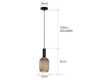 GobekUsa Colorful Glass Pendant Lights Living Room Bedside Lamp LED Hanging Lighting