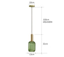 GobekUsa Colorful Glass Pendant Lights Living Room Bedside Lamp LED Hanging Lighting