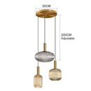 GobekUsa Colorful Glass Pendant Lights Living Room Bedside Lamp LED Hanging Lighting