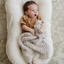 Ribbed Bamboni Mini Baby Blanket