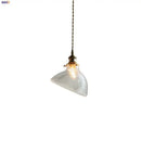 GobekUsa Clear Glass LED Pendant Light for Reading Living Dining Room