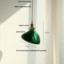 GobekUsa Clear Glass LED Pendant Light for Reading Living Dining Room