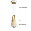 GobekUsa Ceramic LED Pendant Lights - Japanese Style, Nordic Modern Hanging Light