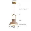 GobekUsa Ceramic LED Pendant Lights - Japanese Style, Nordic Modern Hanging Light