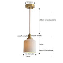 GobekUsa Ceramic LED Pendant Lights - Japanese Style, Nordic Modern Hanging Light
