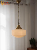 GobekUsa Brass Glass Pendant Lights LED E27 Gold Lustre Ceiling Lamp