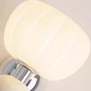 GobekUsa Cream Breeze Pumpkin LED Wall Lamps, Elegant Lighting for Bedroom Living Room Dining Hallway