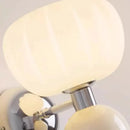 GobekUsa Cream Breeze Pumpkin LED Wall Lamps, Elegant Lighting for Bedroom Living Room Dining Hallway