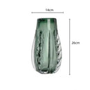 GobekUsa Crystal Vase: Elegant Glass Flower Pot Home Decor and Terrarium Arrangement