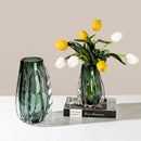 GobekUsa Crystal Vase: Elegant Glass Flower Pot Home Decor and Terrarium Arrangement