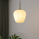 GobekUsa Glass Copper LED Pendant Chandelier for Bedroom Dining Living Room