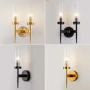 GobekUsa Gold LED Wall Lights Glass Lamps for Bedroom, Living Room, and Bathroom