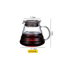 Ribbed glass pour over coffee maker pot kitchen brewer with wood lid by Decorbites