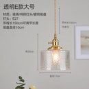 GobekUsa Green Glass Pendant Light Switch Bar Bedroom Copper Hanging Lamp