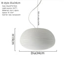 GobekUsa Glass Cocoon Pendant Light for Kitchen Dining Table, E27 LED Hanging Lamp
