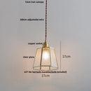 GobekUsa Blue Glass LED Pendant Lights Adjustable Hanging Lamp Luminaire