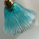 GobekUsa Blue Glass LED Pendant Lights Adjustable Hanging Lamp Luminaire