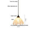 GobekUsa Blue Glass LED Pendant Lights Adjustable Hanging Lamp Luminaire