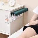 Ribbed teal data cable organizer box bedroom wall mounted storage by Decorbites