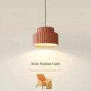GobekUsa Cream Resin LED Pendant Light for Home Decor