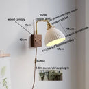 GobekUsa Ceramic Copper LED Wall Lamps Bedroom Bathroom Mirror Light Fixtures