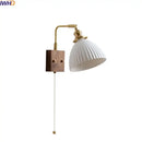 GobekUsa Ceramic Copper LED Wall Lamps Bedroom Bathroom Mirror Light Fixtures